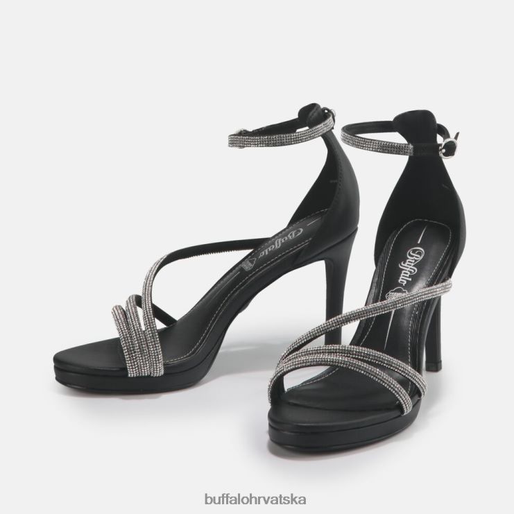 crno Buffalo serena shine sandala veganska |sandale TDD6T625